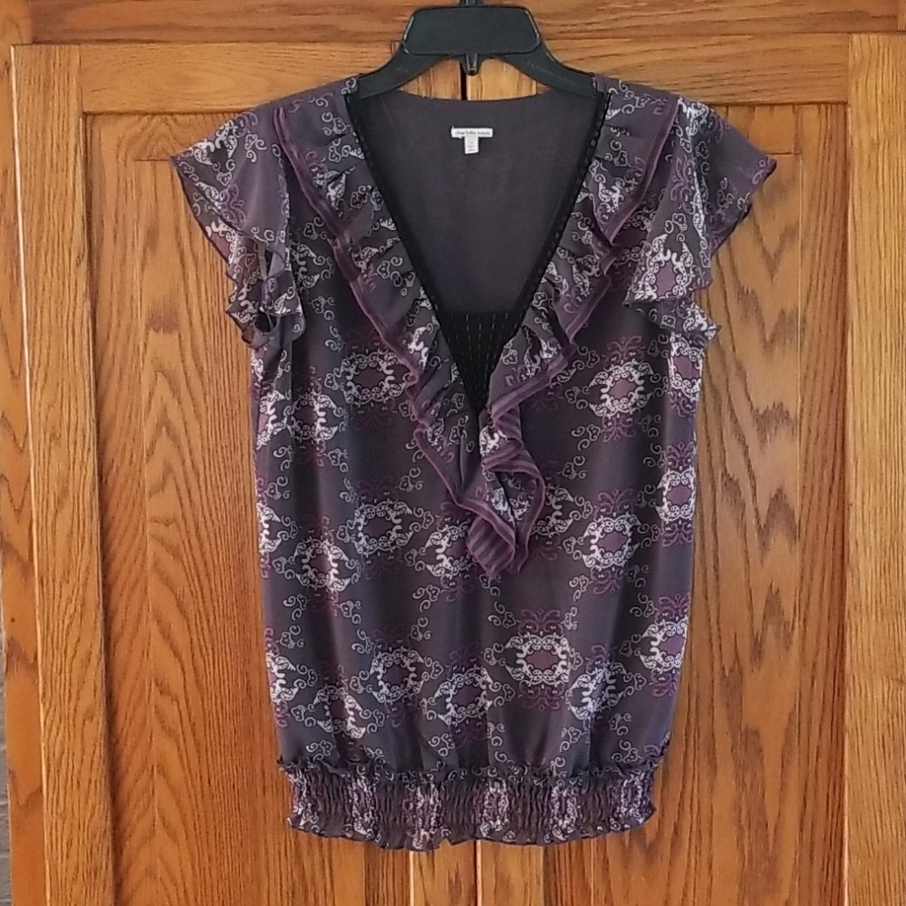 Ruffled blouse